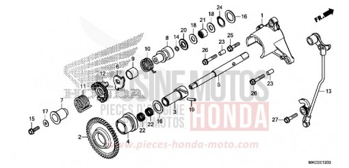 BOITE RENVERSEMENT MARCHE GL1800BK de 2019
